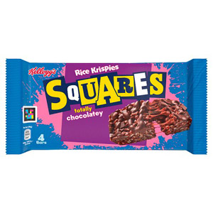 Kelloggs Rice Krispie Squares Chocolatey 4 Pack