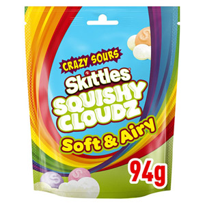 Skittles Crazy Sours Squishy Cloudz Pouch