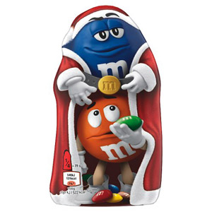 M&Ms Santa Shape