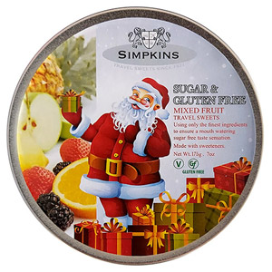 Simpkins Christmas Sugar & Gluten Free Mixed Fruit Travel Sweets