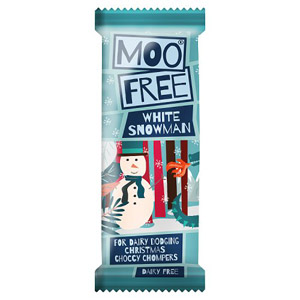 Moo Free White Snowman Bar