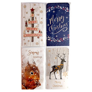 Tom Smith Contemporary Christmas Money Wallets Various 1 Supplied