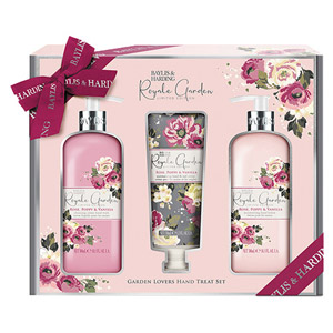 Baylis and Harding Rose Poppy & Vanilla Luxury Hand Care Trio