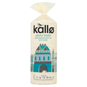 Kallo Lightly Salted Low Fat Rice Cakes