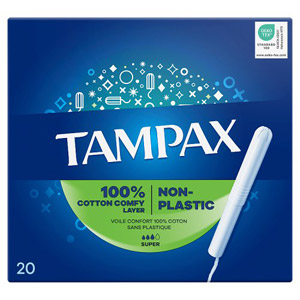 Tampax Tampons Applicator Super 20 Pack