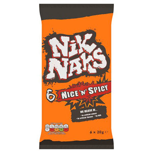 KP Nik Naks Nice 'n' Spicy 6 Pack