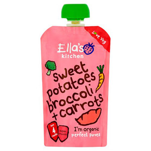 Ellas Kitchen 4 Month Organic Sweet Potato Broccoli & Carrot