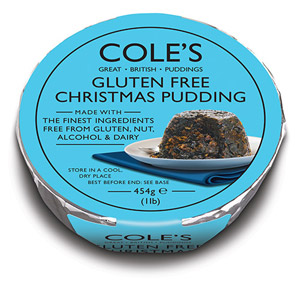 Coles Gluten Nut and Alcohol Free Christmas Pudding