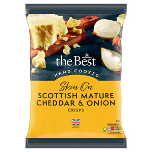 Morrisons The Best Cheddar & Onion Crisps