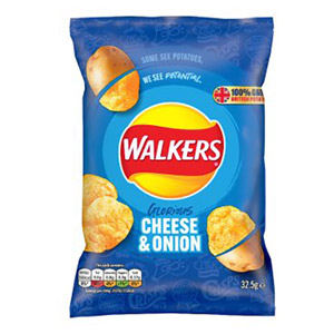 Walkers Crisps Cheese & Onion x 48