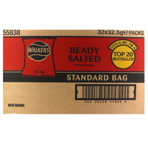 Walkers Crisps Ready Salted x 48