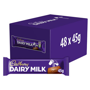 Cadbury Dairy Milk - 48 x 45g