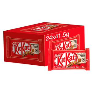 Kitkat 4 Finger Milk - 24 x 41.5g