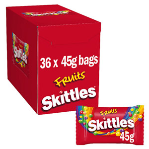 Skittles Fruits Bag - 36 x 45g