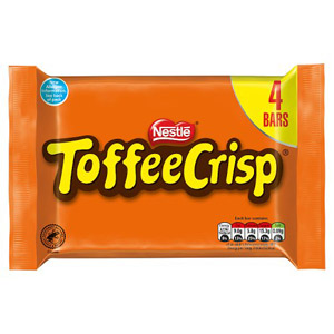 Nestle Toffee Crisp 4 pack (Bulk Buy Pack Of 6)