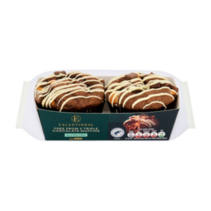 Exceptional By Asda Free From Triple Chocolate Muffins