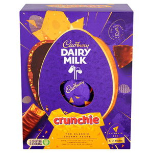Cadbury Dairy Milk Crunchie Bits Inclusion Egg