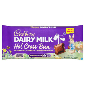 Cadbury Dairy Milk Hot Cross Bun Bar