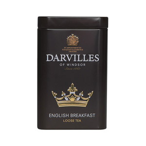 Darvilles Of Windsor English Breakfast Leaf Tea Caddy
