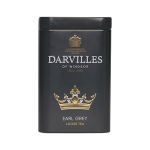 Darvilles Of Windsor Earl Grey Leaf Tea Caddy