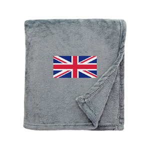 Shimmering Snuggle Blanket with Union Jack Embroidered Logo