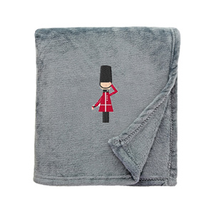 Shimmering Snuggle Blanket with Kings Guard Embroidered Logo