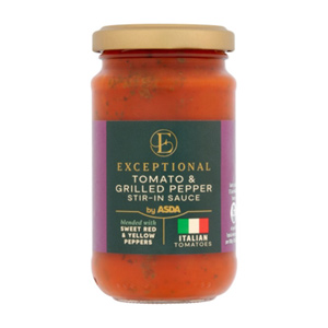 Exceptional By Asda Tomato & Grilled Pepper Stir-In Sauce