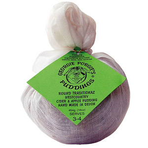 Georgie Porgies Traditional Westcountry Cider & Apple Christmas Pudding