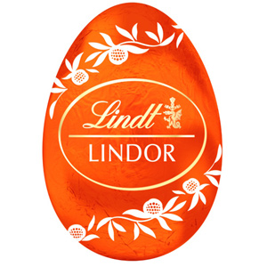 Lindt Lindor Filled Orange Chocolate Egg