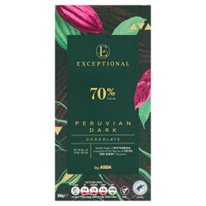 Exceptional By Asda Peruvian Dark Chocolate