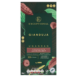 Asda Gianduja Ugandan Chocolate With Hazelnut