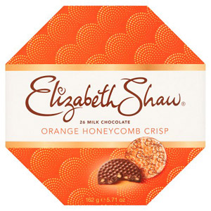Elizabeth Shaw Orange Crisp Milk Chocolates