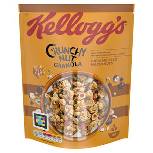 Kelloggs Crunchy Nut Glorious Oat Granola Caramelised Hazelnuts
