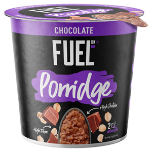 FUEL10K High Protein Chocolate Porridge Oat Cereal Pot