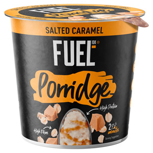 FUEL10K High Protein Salted Caramel Porridge Oat Cereal Pot