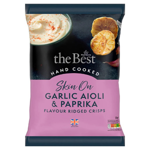 Morrisons The Best Garlic Aioli & Paprika Ridge Crisps