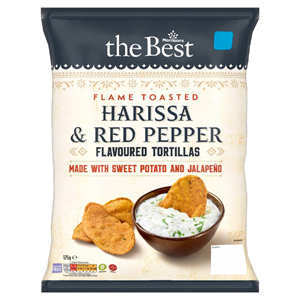 Morrisons The Best Harissa & Red Pepper Tortilla Chips