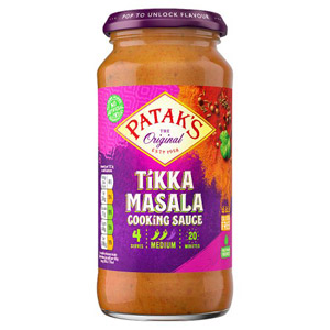 Pataks Tikka Masala Medium Sauce Jar