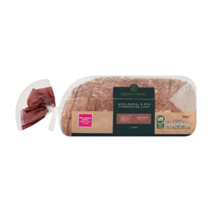 Exceptional By Asda Wholemeal & Rye Farmhouse Loaf
