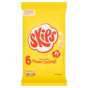 Kp Skips Prawn Cocktail 6 Pack