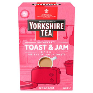 Yorkshire Tea Toast and Jam Brew 40 Pack