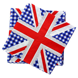 Union Jack Napkins 16 Pack