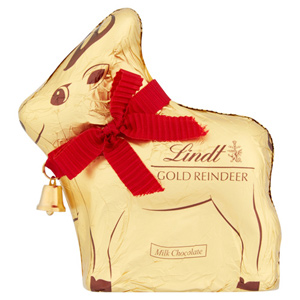 Lindt Gold Milk Chocolate Reindeer