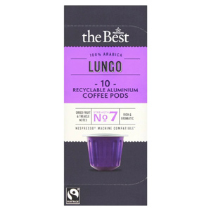Morrisons The Best Fairtrade Lungo Coffee Pods