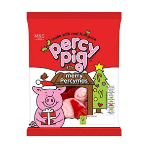Marks and Spencer Percy Pig Merry Percymas