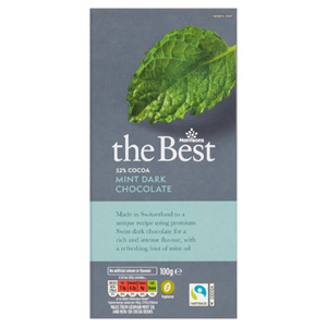 Morrisons The Best 52% Cocoa Dark Chocolate With Mint Oil