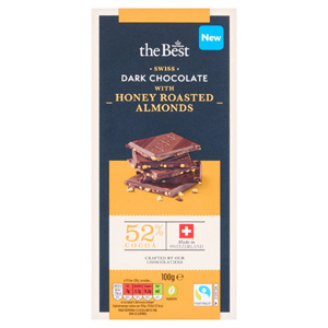 Morrisons The Best Dark Chocolate With Honey Roasted Almonds