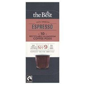 Morrisons The Best Fairtrade Espresso Pods x 10