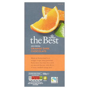 Morrisons The Best 52% Cocoa Orange Dark Chocolate