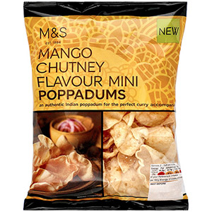 Marks and Spencer Mango Chutney Poppadoms